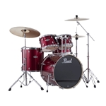 Pearl Export (Wine Red) w/ Cymbals, Hardware, and Throne