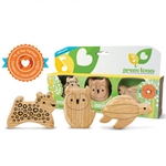 Green Tones Endangered Animal Shaker Gift Set