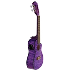 Lanikai A/E Concert—Quilted Maple Purple