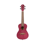 Ortega Concert Uke—Trans Raspberry