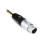 1/4" Male Balanced to XLR Female Adapter