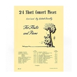 Cavally, 24 Short Concert Pieces, Flute & Piano