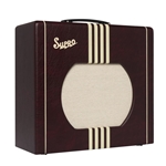 Supro 1822RBURC Delta King 12–15 Watt 1x12 w/Reverb – Burgundy