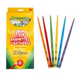 Zildjian ZKIDS Crayola 6 Sticks & Pad Package