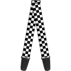 Buckle-Down Strap—"B&W Checker"