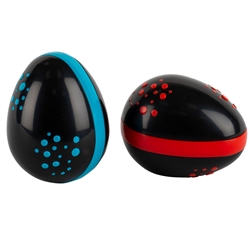 Luminote Pair Egg Shakers - Red & Blue