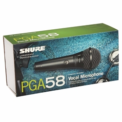 Shure PGA58 Vocal Mic (w/XLR Cable)