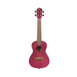 Ortega Concert Uke—Trans Raspberry