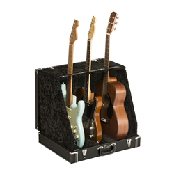"Guitar Case" 3-Guitar Display Stand (Black)