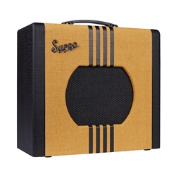 Supro 1820RTB Delta King 10–5 Watt 1x12 w/Reverb–Tweed