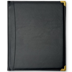 Protec F2BK Music Folder - Deluxe Padded With Brass Corners (Black) 
*Special Order Only*