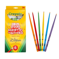 Zildjian ZKIDS Crayola 6 Sticks & Pad Package