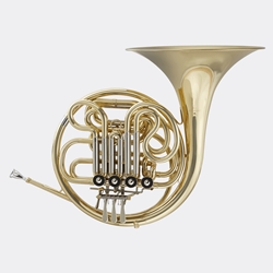 BFH1297 Blessing F/ Bb French Horn, Double, Clear Lacquer, Outfit