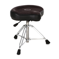 Roc-N-Soc Nitro Gas Drum Throne with Original Saddle - Grey