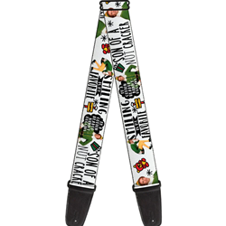 Buckle-Down GSWELF002 Guitar Strap - Buddy the Elf